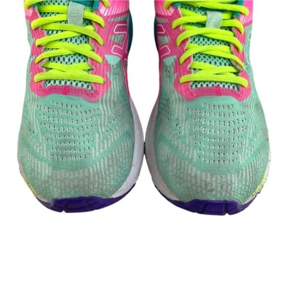 Asics GT-2000 Lace Up Sneakers Fresh Ice Colorway Green Teal Pink Purple - Picture 3 of 11